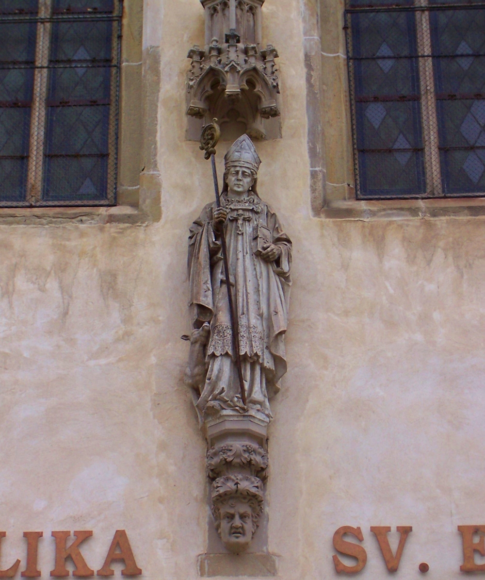 Kostol sv. Egýdia, detail.